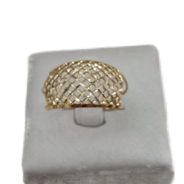 Anel Telado em ouro 18k/750