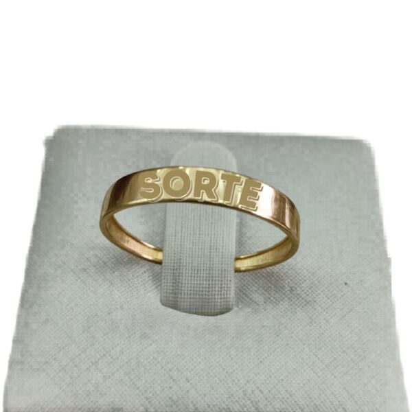 Anel Sorte em ouro 18k/750