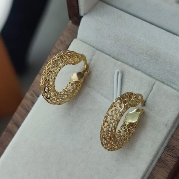 Brincos Argola Ouro 18k/750