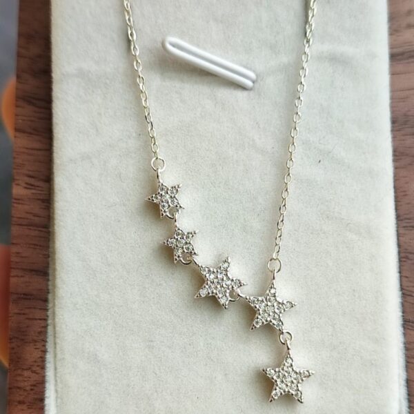 Colar em prata 925 estilo gravatinha