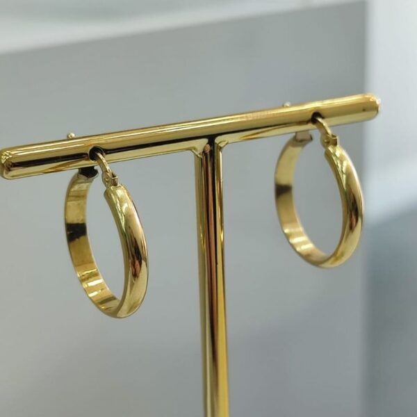 Brincos Argola Ouro 18k/750